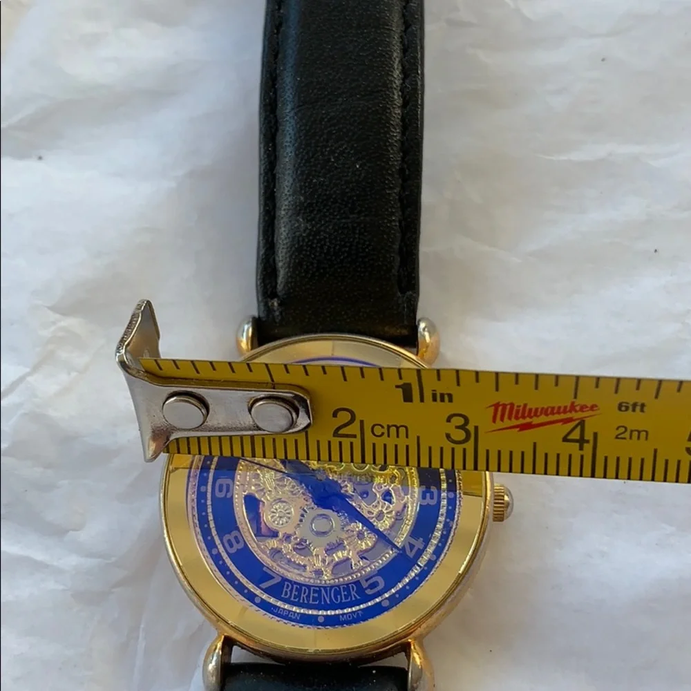 Berenger prism/diamond cut japan movt watch unique